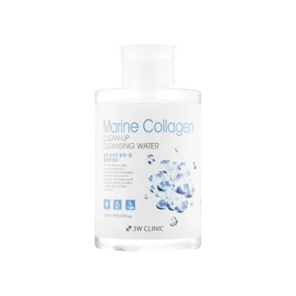 Засіб для зняття макіяжу з колагеном 3W Clinic Marine Collagen Clean-Up Cleansing Water