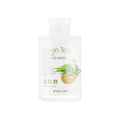 Средство для снятия макияжа с зеленым чаем 3W Clinic Green Tea Clean-Up Cleansing Water