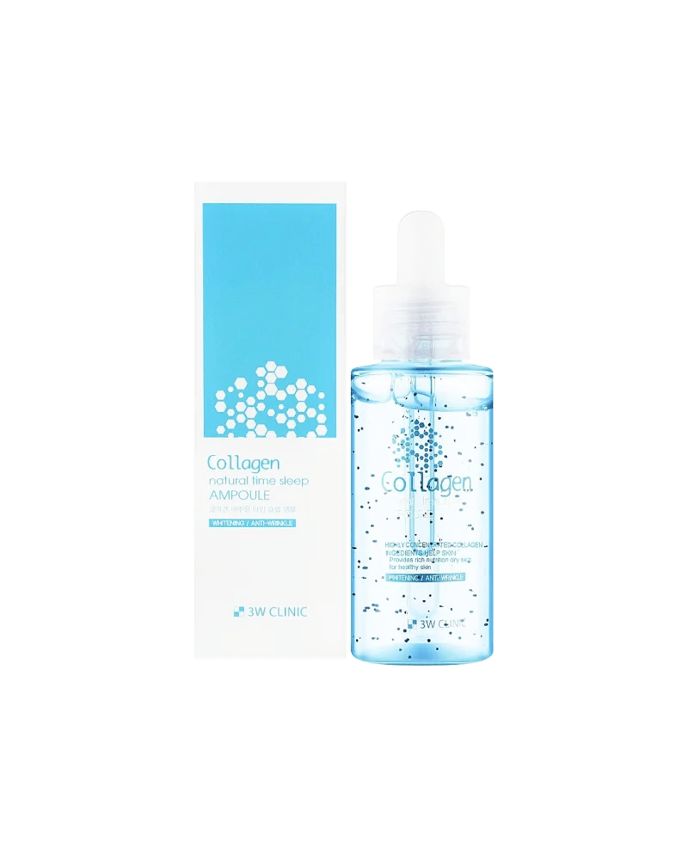 Нічна сироватка з колагеном 3W Clinic Collagen Natural Time Sleep Ampoule