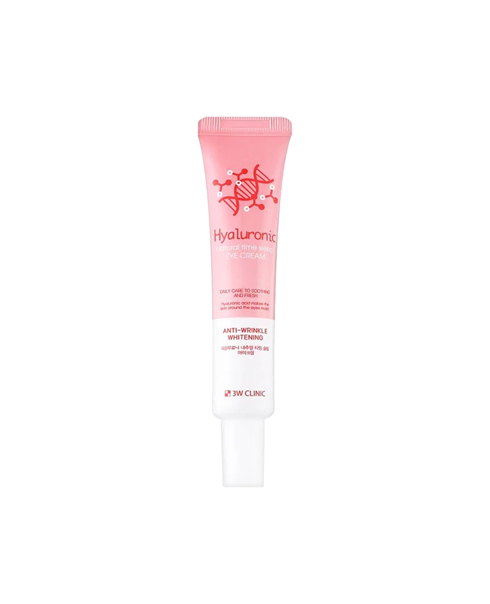 Нічний крем навколо очей з гіалуроновою кислотою 3W Clinic Hyaluronic Natural Time Sleep Eye Cream