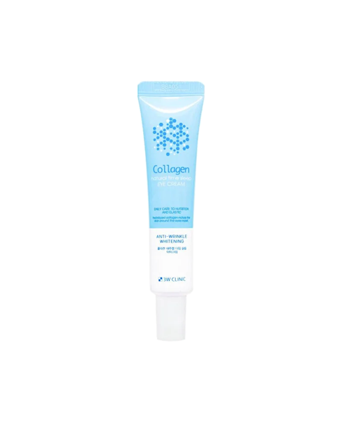 Ночной крем вокруг глаз с коллагеном 3W Clinic Collagen Natural Time Sleep Eye Cream