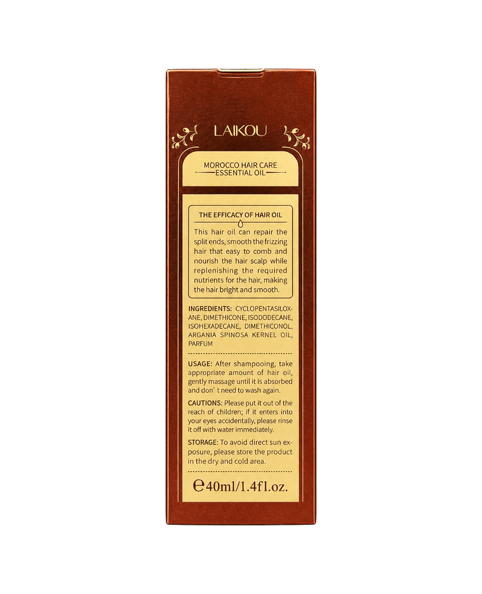 Олія для волосся Laikou Hair Salon Morocco Essential Oil