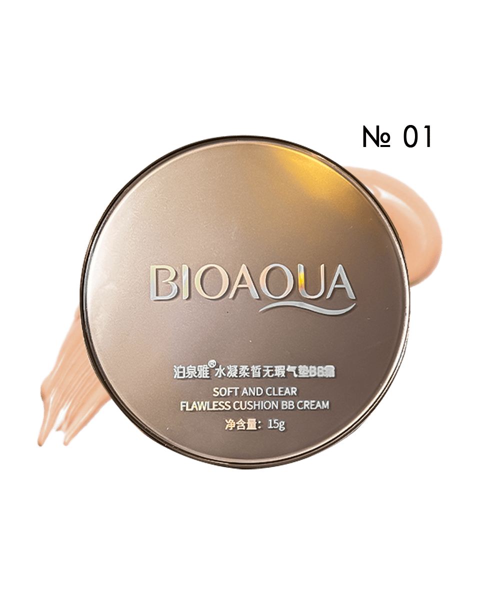 ВВ крем в кушоне с натуральным финишем Bioaqua Hydrating Soft And Flawless Air Cushion BB Cream
