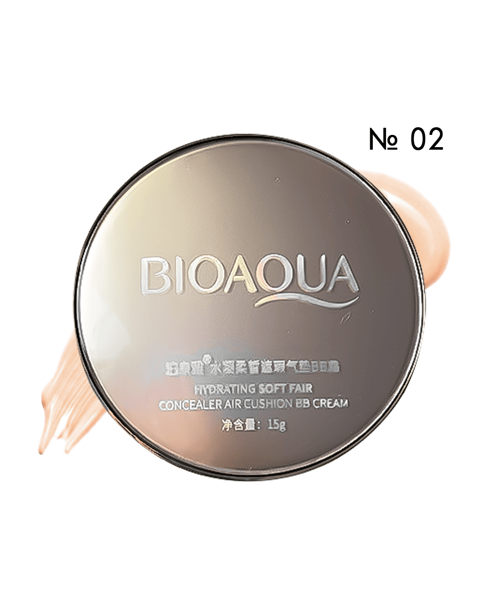 ВВ крем в кушоне с натуральным финишем Bioaqua Hydrating Soft And Flawless Air Cushion BB Cream