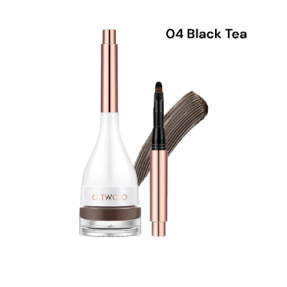 Помада для бровей O.TWO.O Natural Shaping Eyebrow Dying Cream - 04 - Black Tea Color