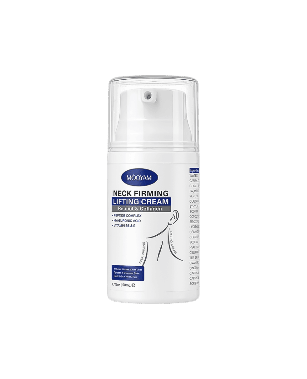 Ліфтинг крем для шиї з ретинолом та колагеном Mooyam Neck Firming Lifting Cream Retinol & Collagen