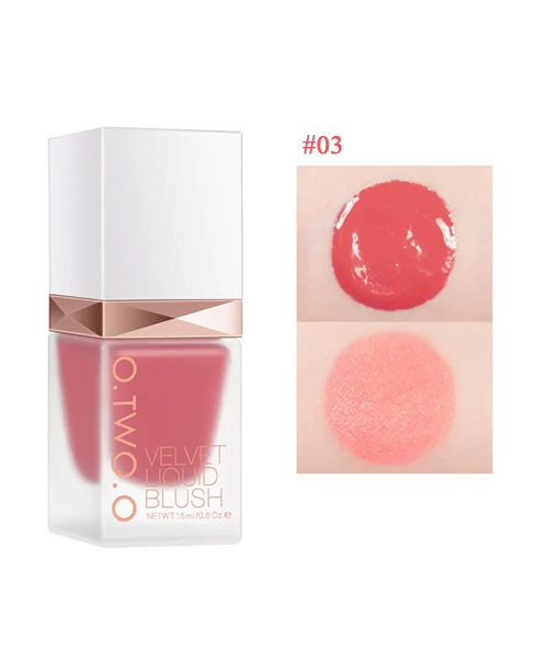 Рідкі рум’яна O.TWO.O Velvet Liquid Blush
