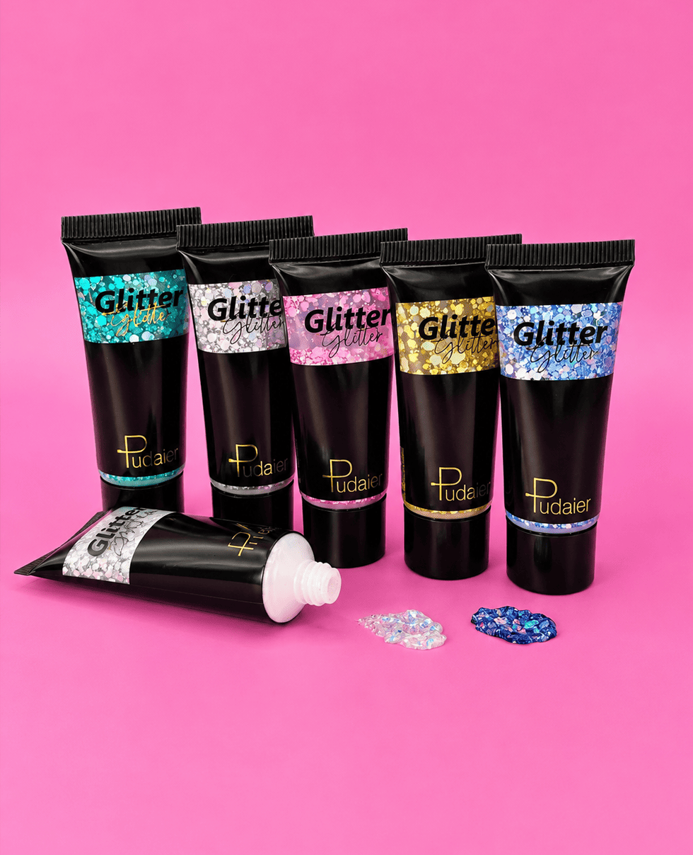 Глітер для обличчя, тіла та волосся Pudaier Glitter