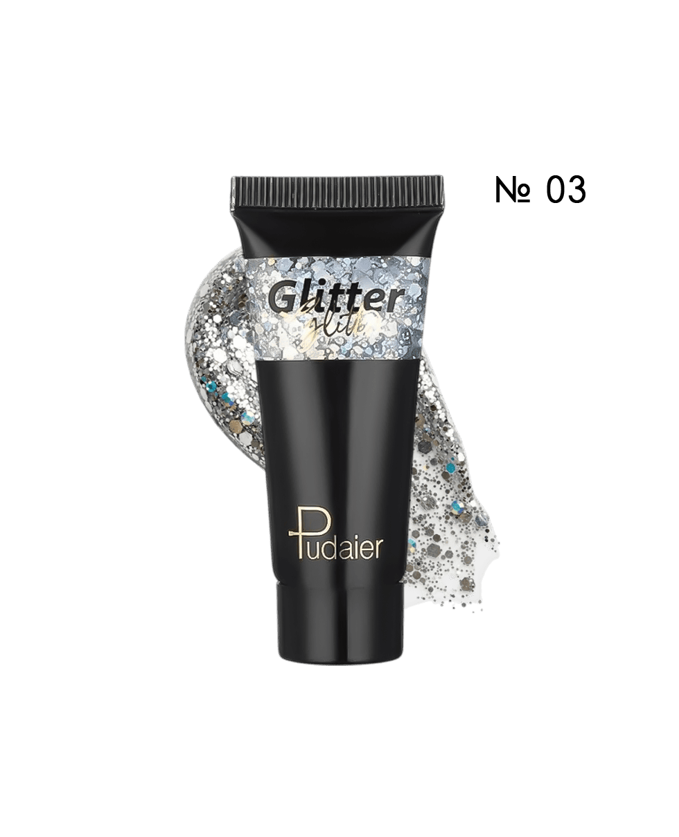 Глітер для обличчя, тіла та волосся Pudaier Glitter