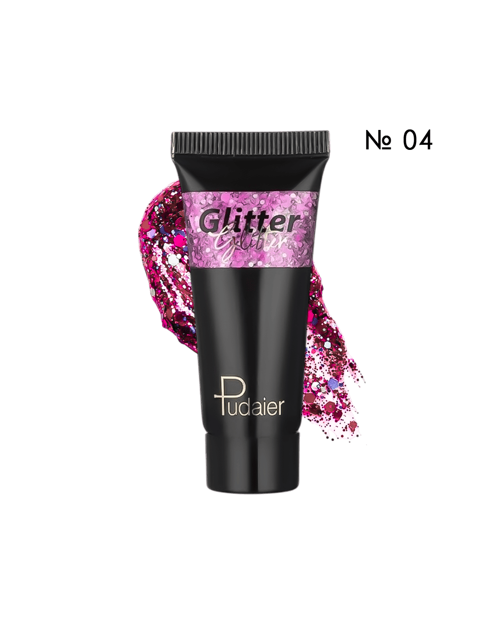 Глітер для обличчя, тіла та волосся Pudaier Glitter