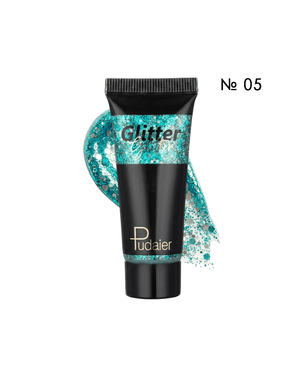 Глітер для обличчя, тіла та волосся Pudaier Glitter