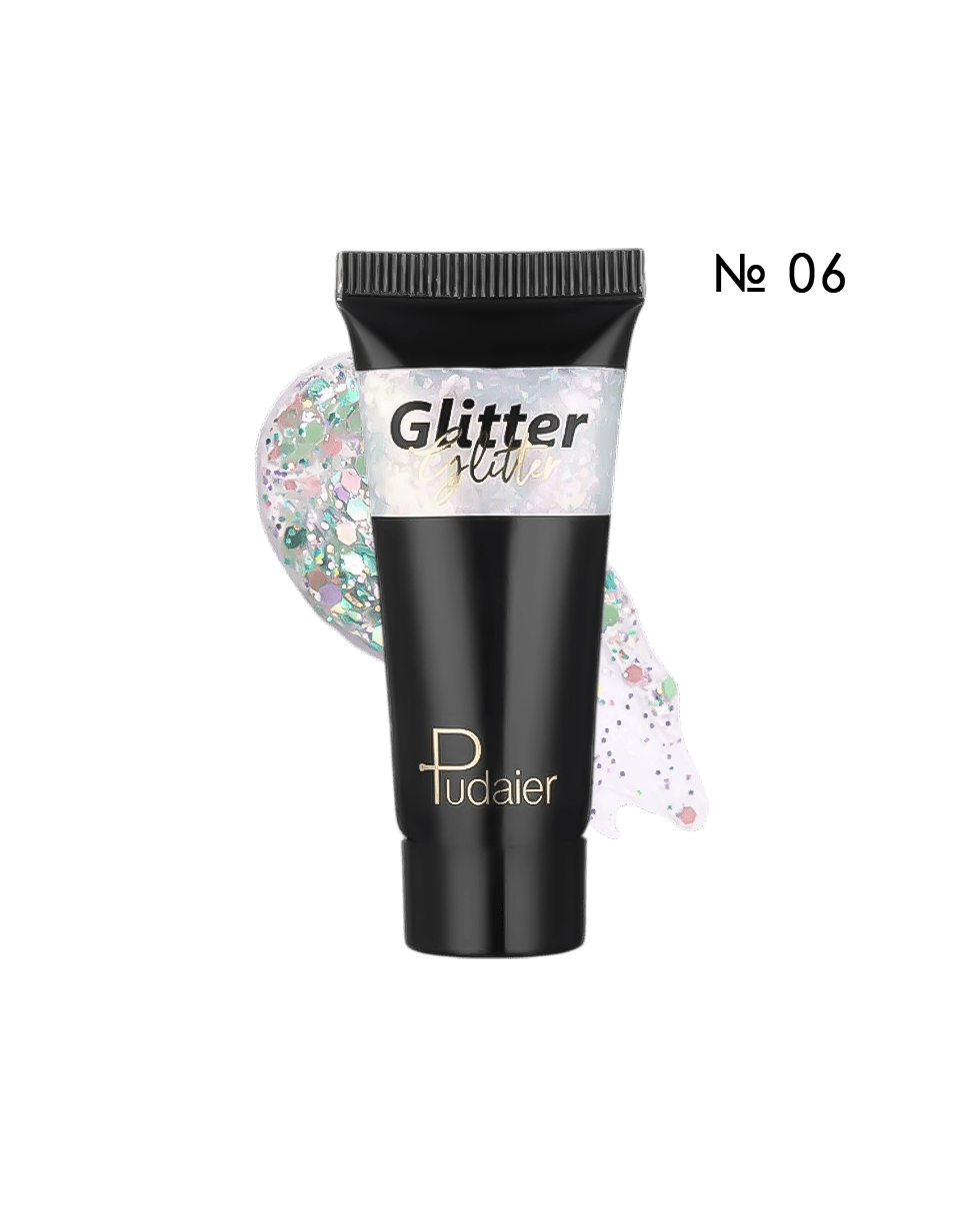 Глітер для обличчя, тіла та волосся Pudaier Glitter