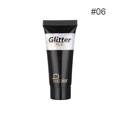 Глітер для обличчя, тіла та волосся Pudaier Glitter - 6 голографічний