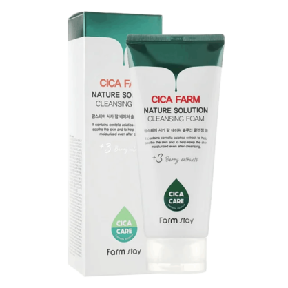 Пінка для вмивання з центелою Farm Stay Cica Farm Nature Solution Foam Cleanser