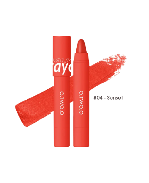 Помада-олівець O.TWO.O Crayon Matte Velvet Lipstick Pen