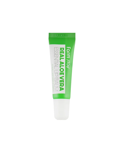 Бальзам для губ з алое Farm Stay Real Aloe Vera Essential Lip Balm