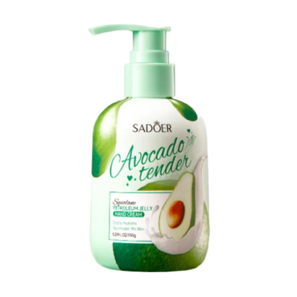 Крем для рук зі скваланом Sadoer Avocado Tender Squalane Petroleum Jelly Hand Cream