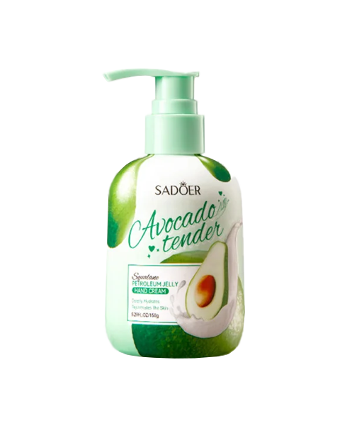Крем для рук со скваланом Sadoer Avocado Tender Squalane Petroleum