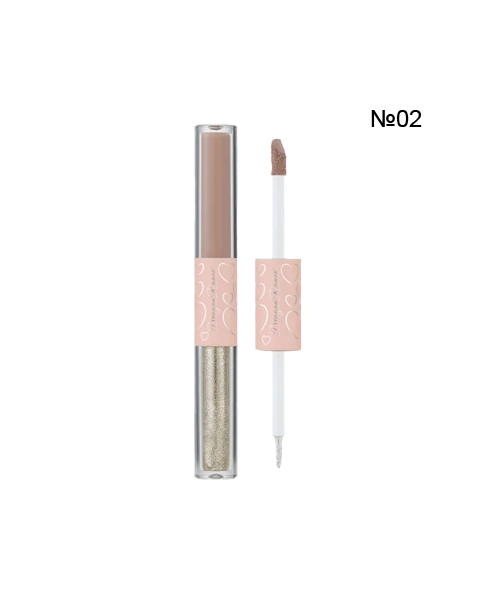 Рідкі тіні 2в1 Dragon Ranee Double Headed Liquid Eye Shadow