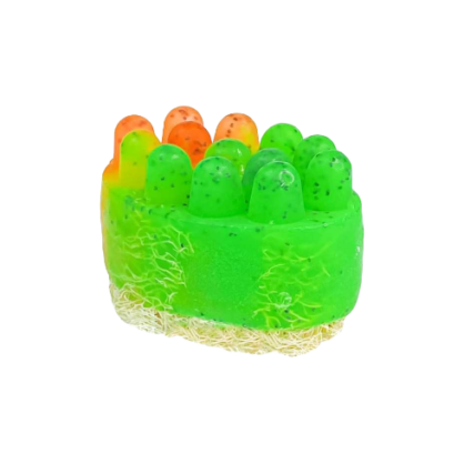 Масажне мило-скраб для тіла з люфою Top Beauty