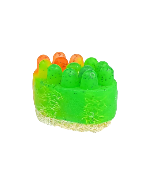 Масажне мило-скраб для тіла з люфою Top Beauty