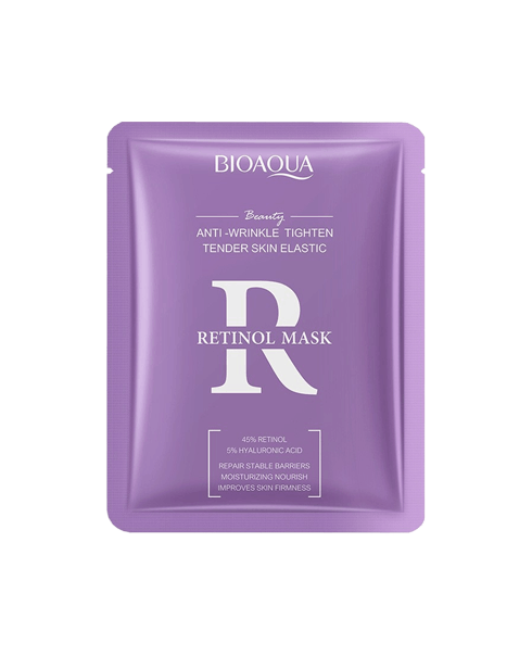 Тканевая омолаживающая маска с ретинолом Bioaqua Retinol Mask