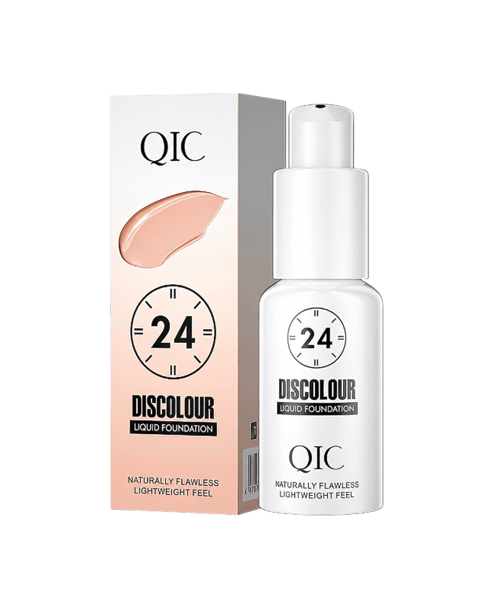 Тональный крем с адаптивным оттенком QIC Discolour Liquid Foundation