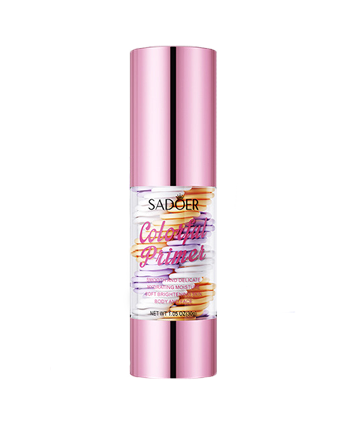 Трикольоровий праймер під макіяж Sadoer Colorful Primer
