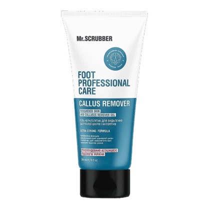 Гель-кератолітик для видалення загрубілої шкіри і натоптнів Mr. Scrubber Foot Professional Care Callus Remover