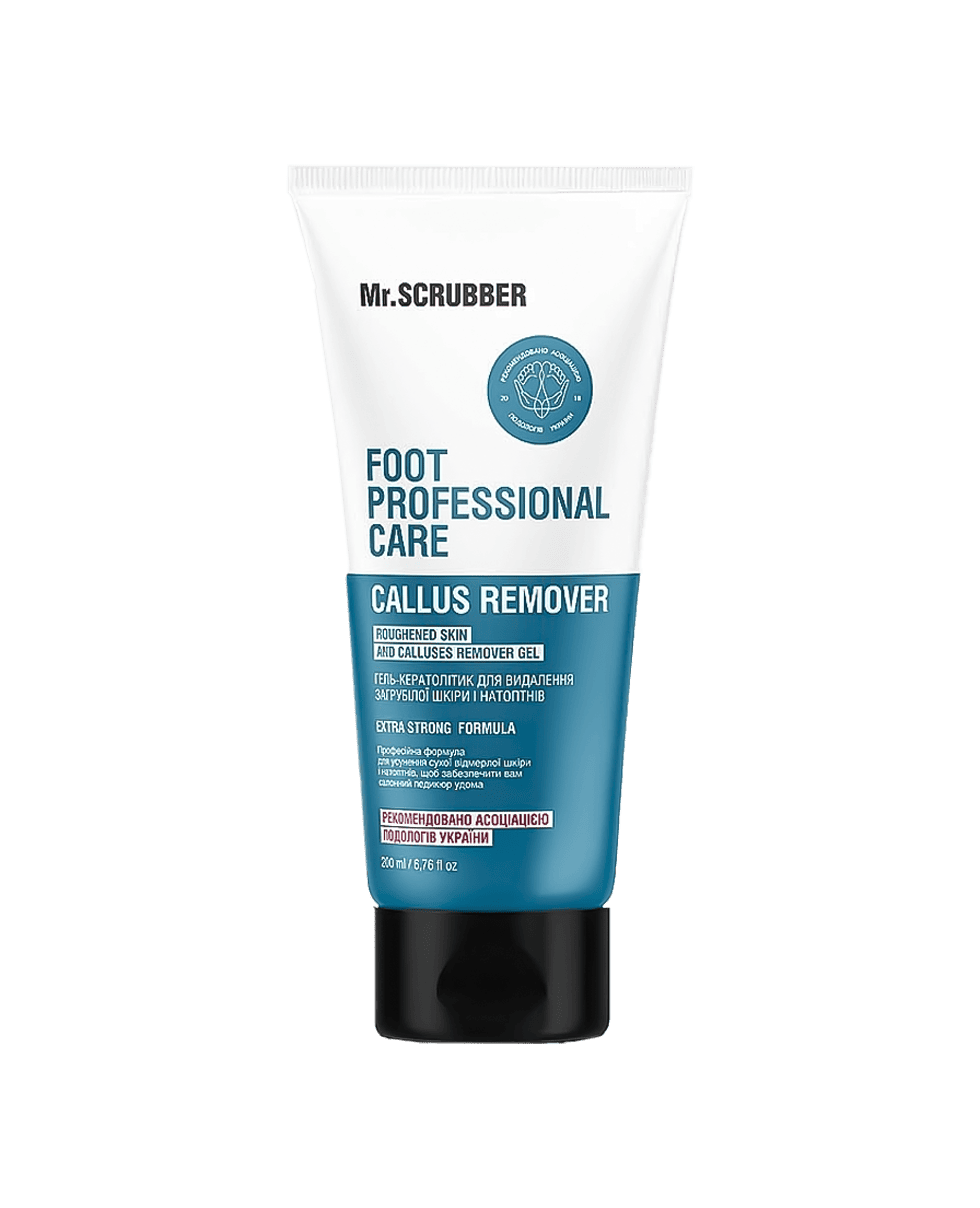 Гель-кератолітик для видалення загрубілої шкіри і натоптнів Mr. Scrubber Foot Professional Care Callus Remover