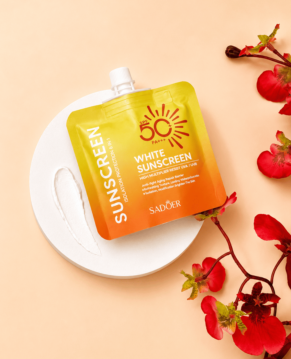 Сонцезахисний крем Sadoer White Sunscreen SPF 50+ PA+++