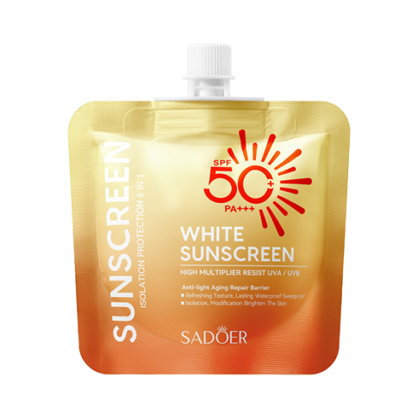 Сонцезахисний крем Sadoer White Sunscreen SPF 50+ PA+++