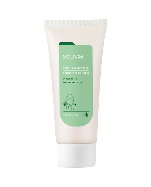 Гель для вмивання для жирної шкіри Mooyam Vegan Gel Cleanser Green Tea For Oily Skin