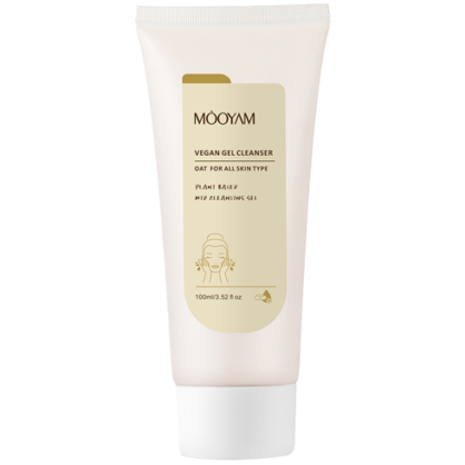 Гель для вмивання для всіх типів шкіри Mooyam Vegan Gel Cleanser Oat For All Skin Type