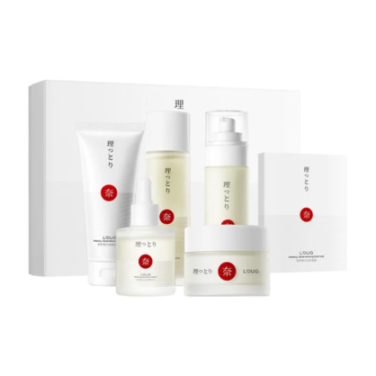 Подарочный набор осветляющий с витамином С и ниацинамидом L`oug Whitening And Freckle Skin Care Suit
