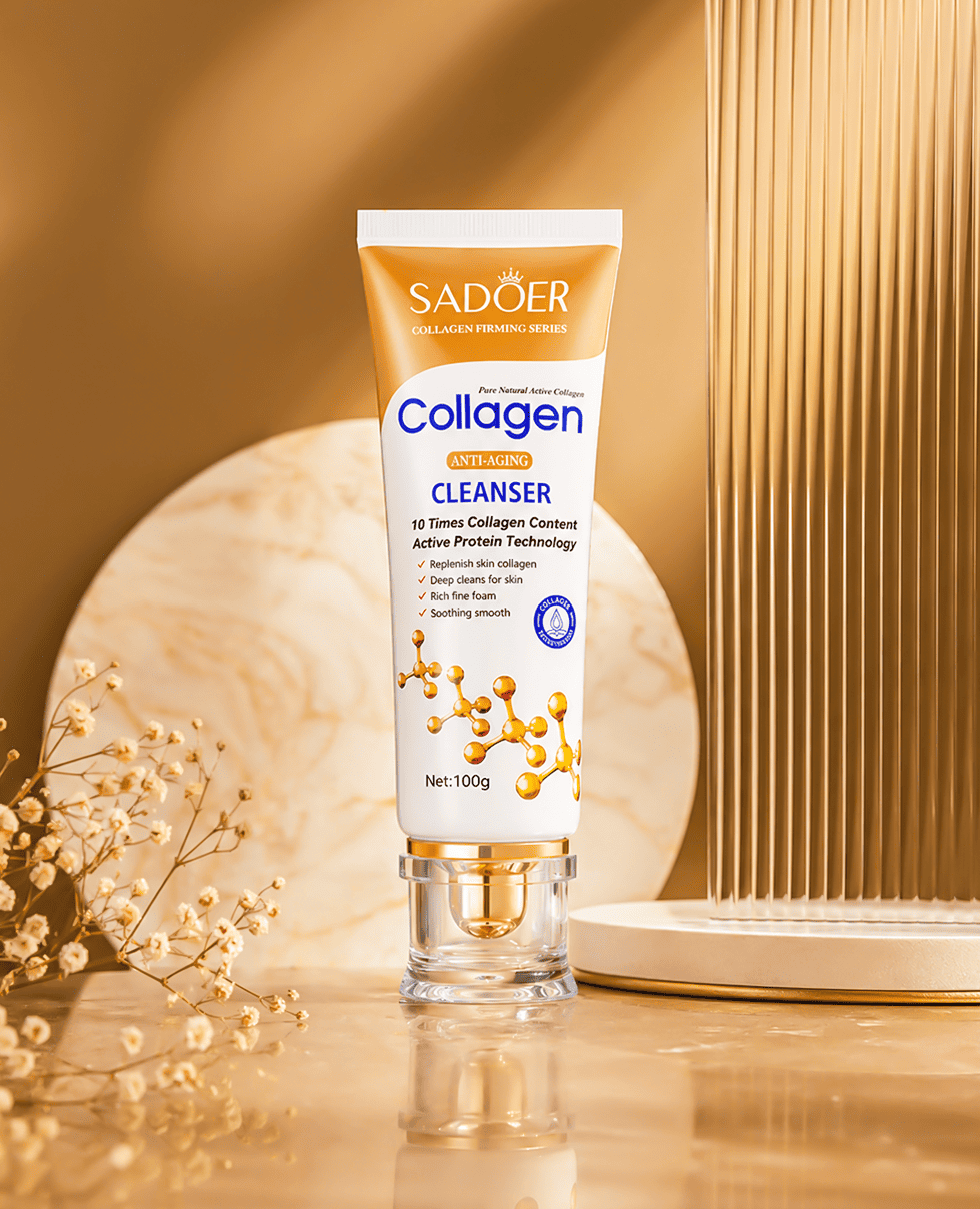 Пінка для вмивання з колагеном Sadoer Collagen Anti-Aging Cleanser