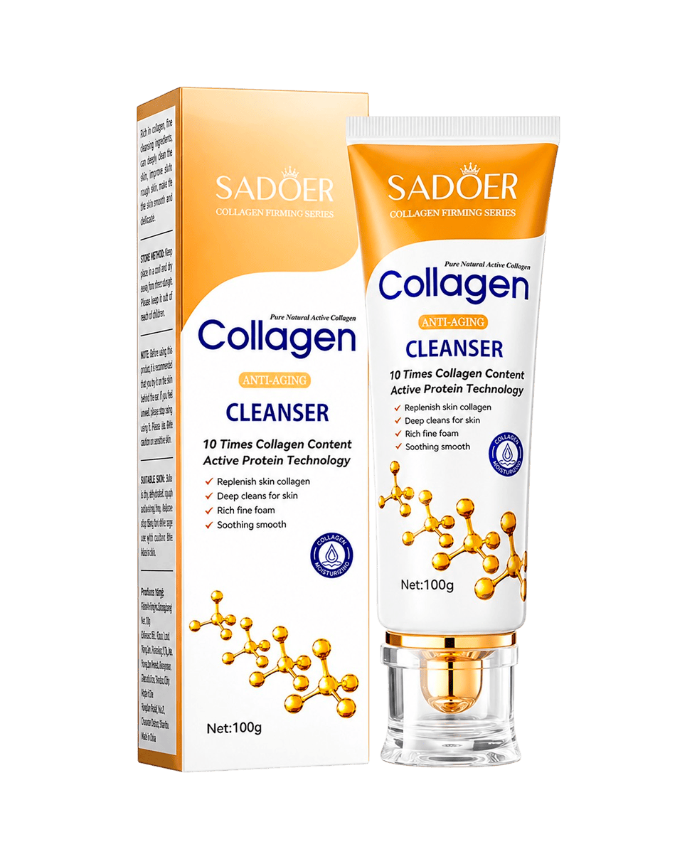 Пінка для вмивання з колагеном Sadoer Collagen Anti-Aging Cleanser