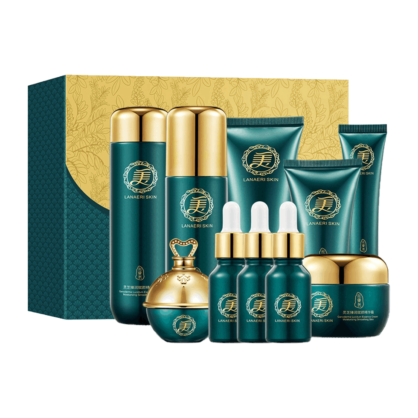 Подарунковий набір з екстрактом гриба ганодерма Hymey`s Lanaeri Skin Ganoderma Lucidum Moisturizing Ten-piece Set