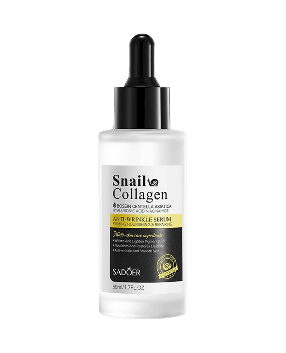 Сыворотка с муцином улитки Sadoer Snail Collagen Anti-Wrinkle Serum