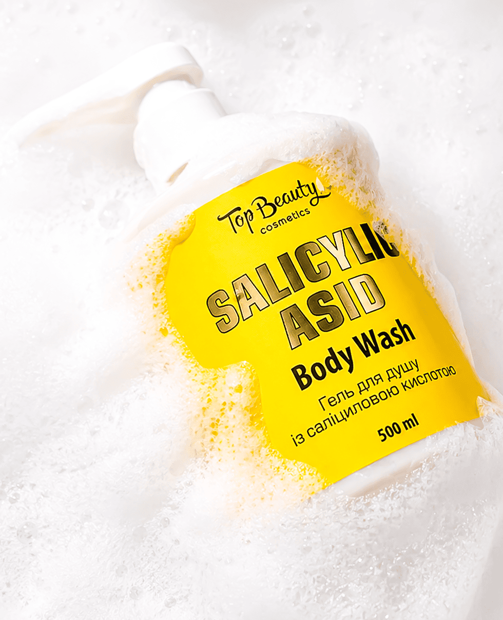Гель для душа от акне с салициловой кислотой Top Beauty Salicylic Acid Body Wash