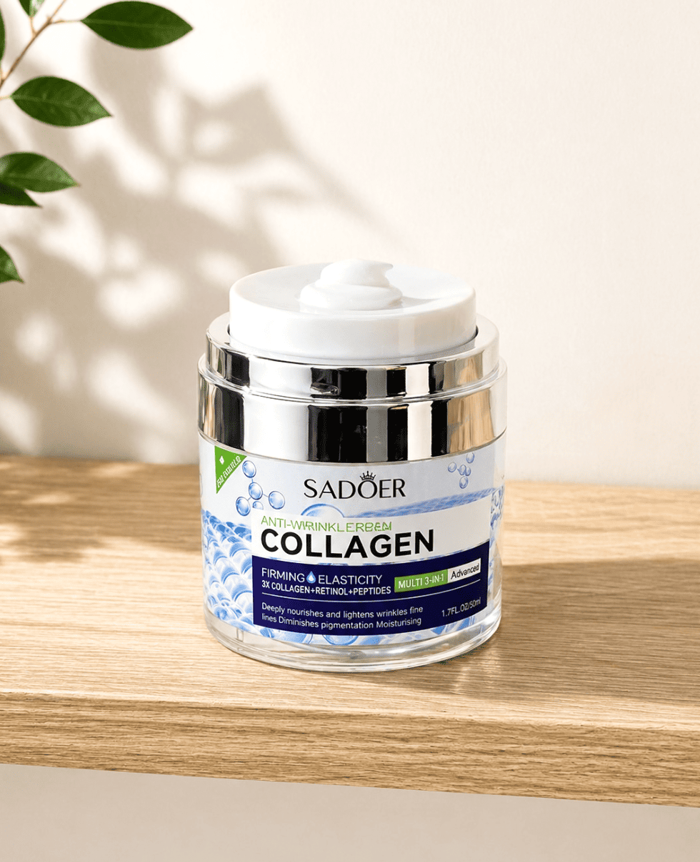 Омолаживающий крем с коллагеном, ретинолом и пептидами Sadoer Collagen Anti-Wrinkle Cream