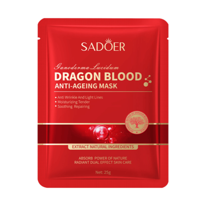 Тканинна маска з кров’ю дракона Sadoer Dragon Blood Anti-Ageing Facial Mask