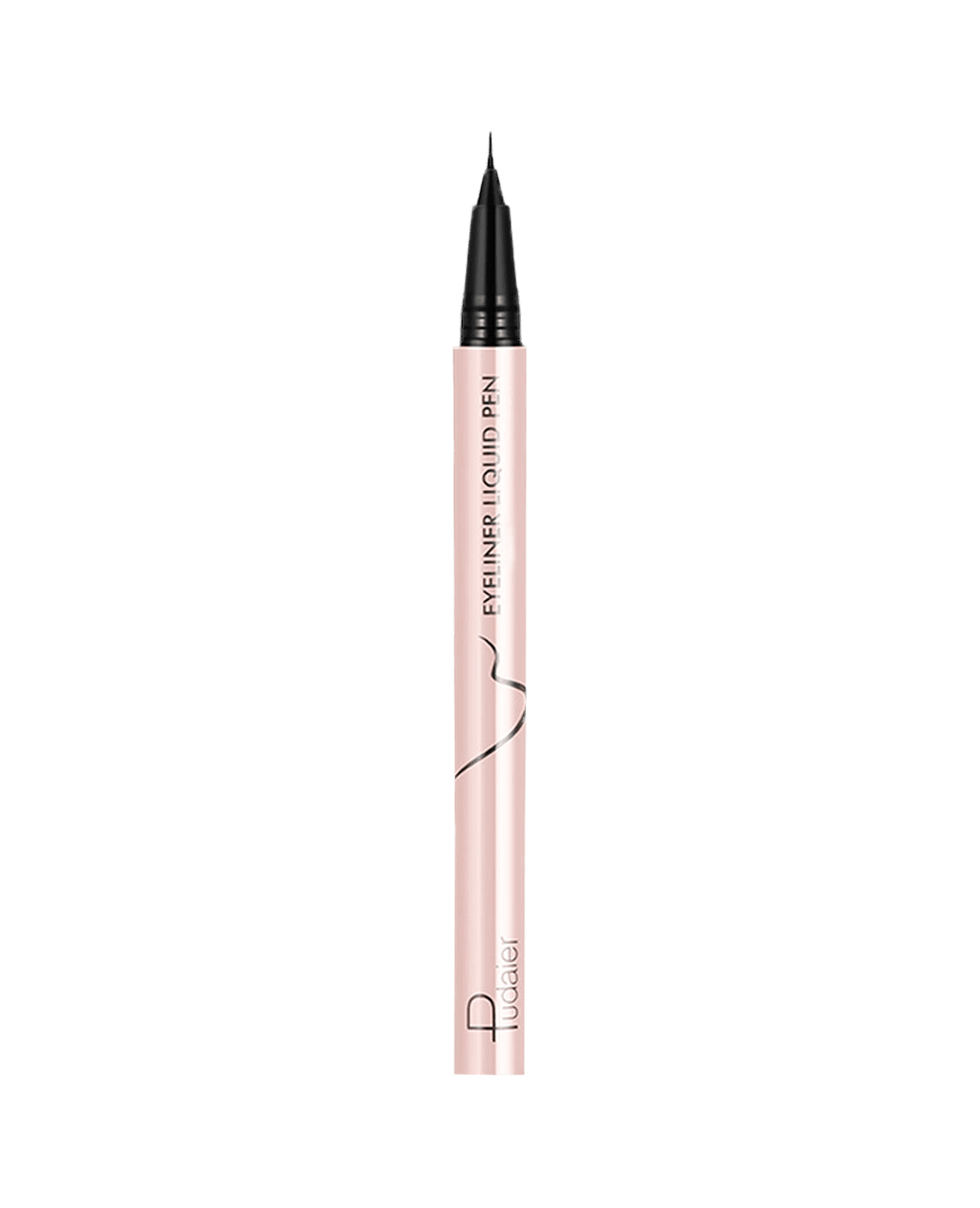 Тонкий чорний лайнер для очей Pudaier Eyeliner Liquid Pen