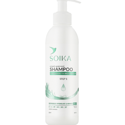 М’який щоденний шампунь “Очищення та зволоження” Soika Shampoo