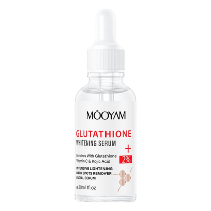 mooyam glutathione whitening serum MOOYAM Glutathione Whitening Serum with Vitamin C and Kojic Acid 30ml  Intensive Lightening Dark Spot Remover Facial Serum for Hyperpigmentation  Treatment | Best Price KSA main image 1