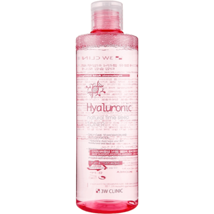Тонер з гіалуроновою кислотою 3W Clinic Hyaluronic Natural Time Sleep Toner