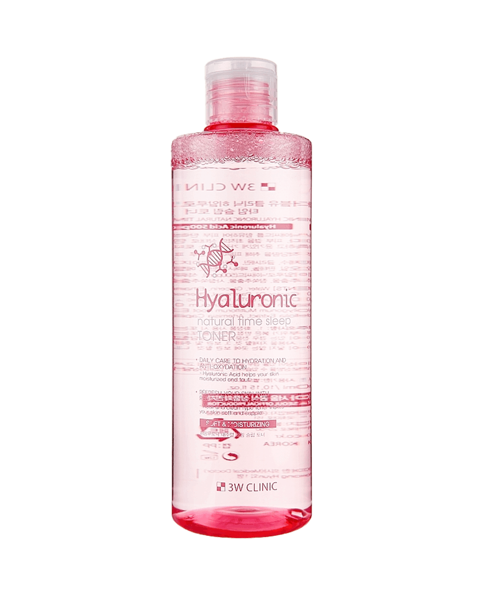 Тонер з гіалуроновою кислотою 3W Clinic Hyaluronic Natural Time Sleep Toner