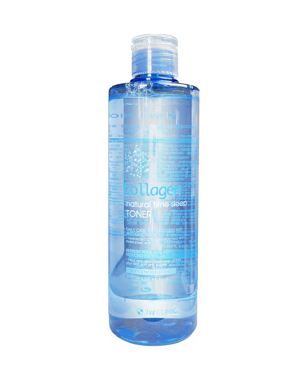 Тонер с коллагеном 3W Clinic Collagen Natural Time Sleep Toner