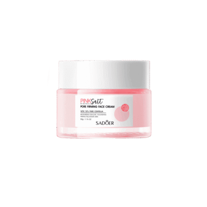 Крем для лица с розовой солью и центеллой Sadoer Pink Salt Pore Firming Face Cream