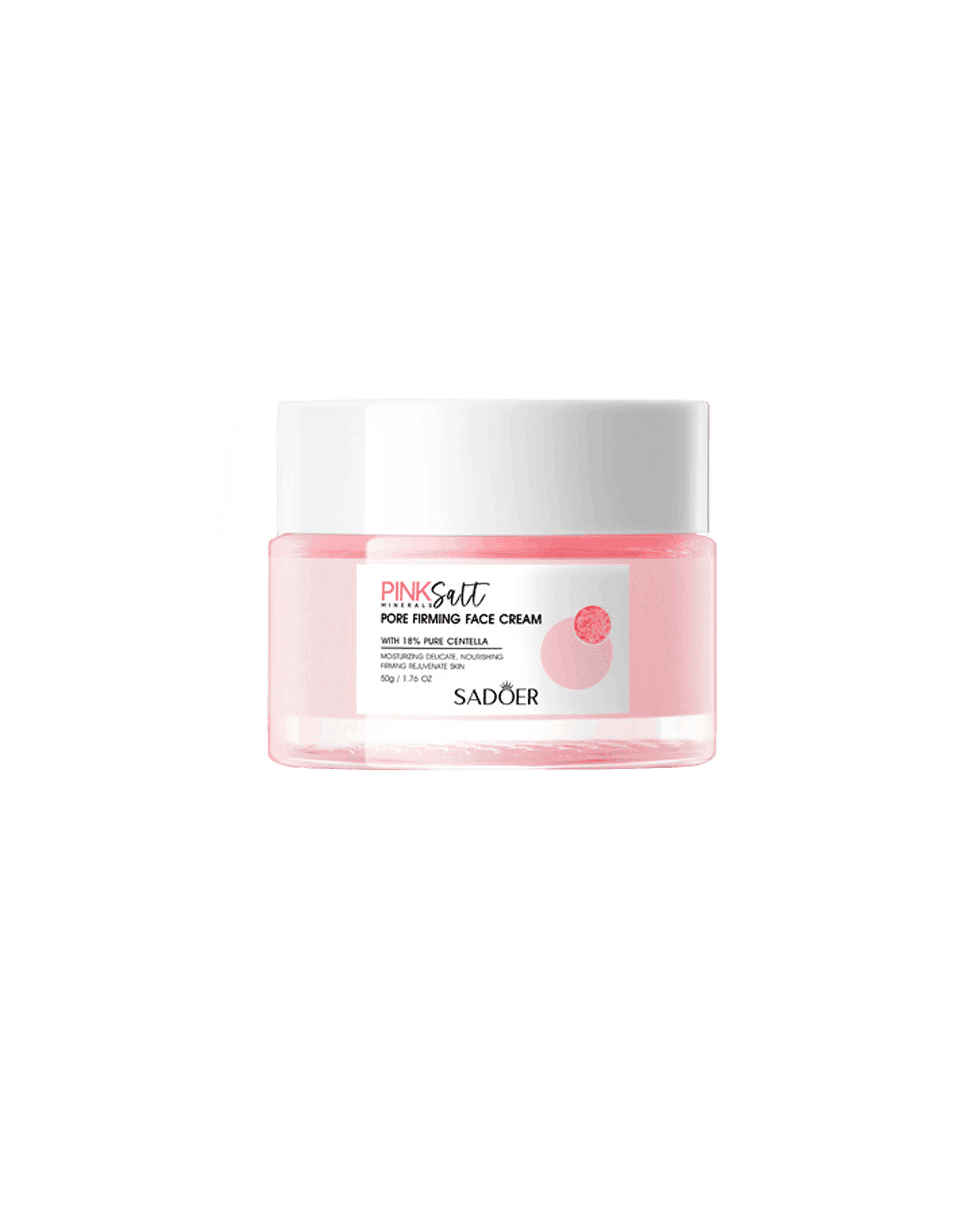 Крем для лица с розовой солью и центеллой Sadoer Pink Salt Pore